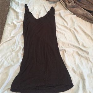 Scrunch butt black dress