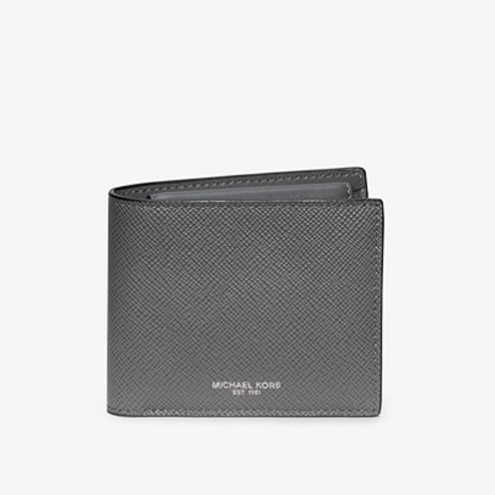 SOLD Michael Kors Harrison Leather Billfold Wallet