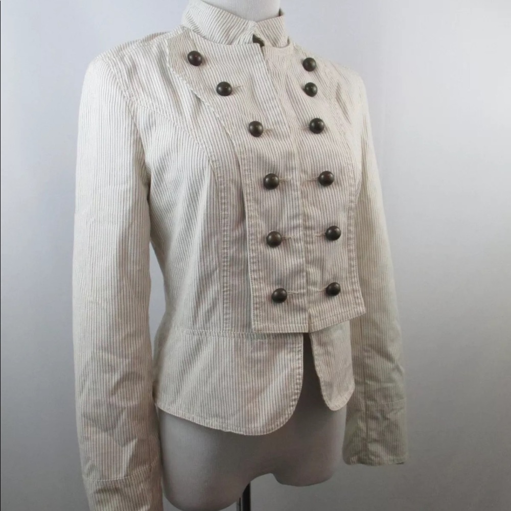 Zara Military Button Down Jacket