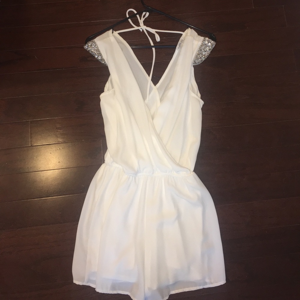 Charlotte Russe White Romper