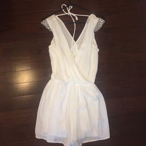Charlotte Russe White Romper