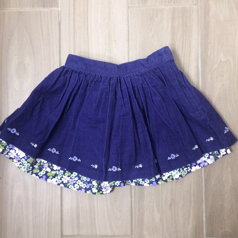Janie & Jack Purple Corduroy Skirt