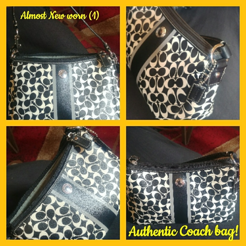 Authentic small coach bag