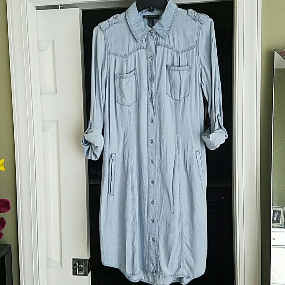 Inc International Concepts chambray dress 10