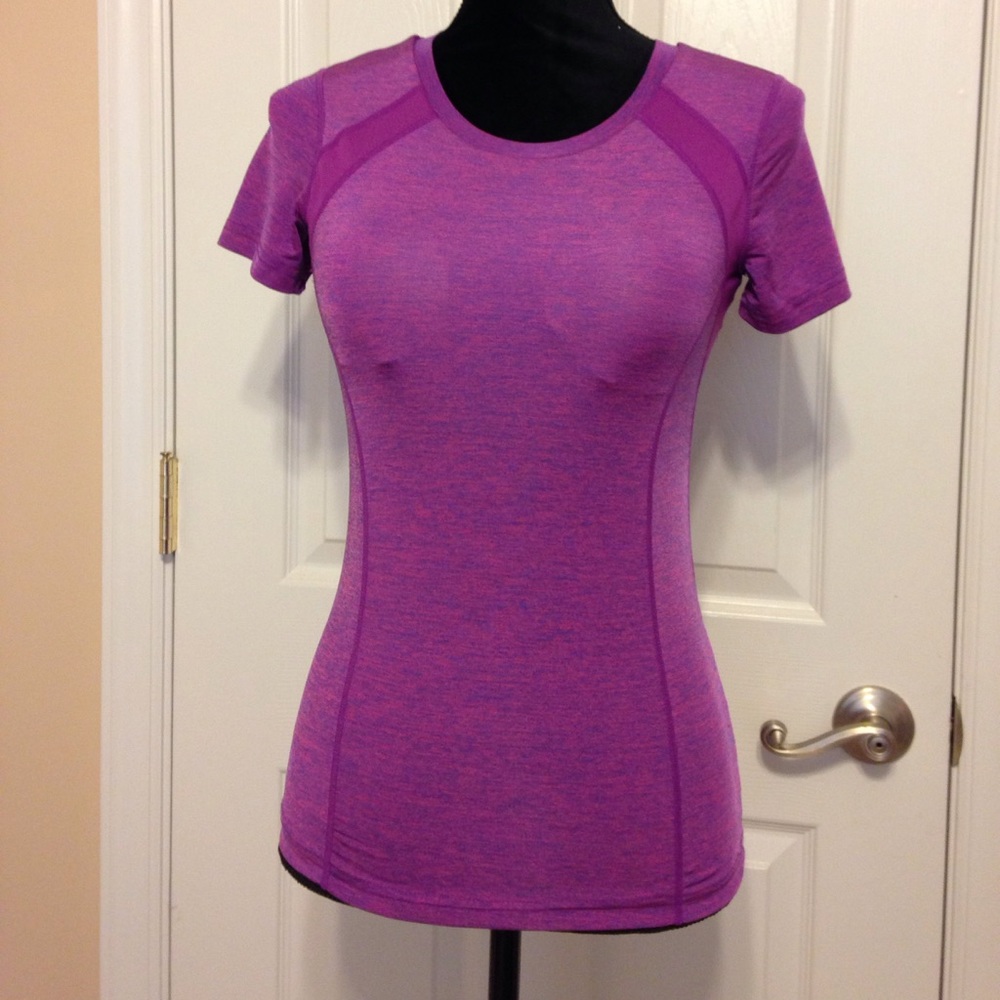 Move with you workout purple shirt