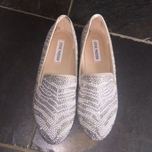 Steve Madden Rhinestone Loafers