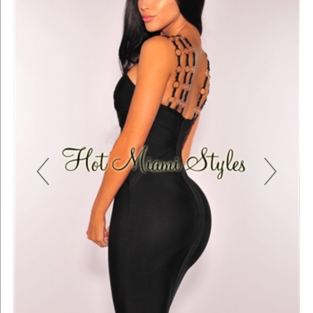 Black Gold Ring Dress