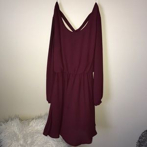 Maroon Dress
