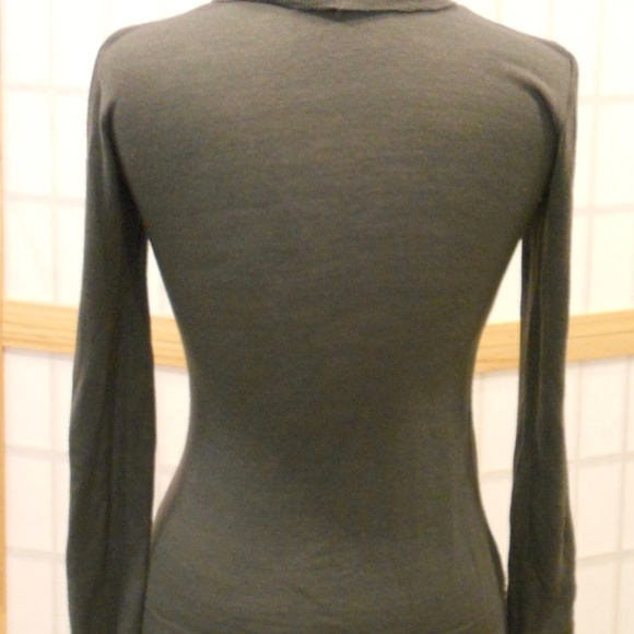SoAllure Wool Charcoal Gray Turtleneck Sz S - Picture 3 of 4