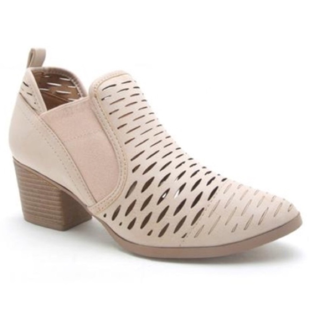 Stone Low Heel Bootie - Picture 3 of 4