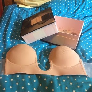 VS u-plunge Backless Push-Up Sticky Bra!