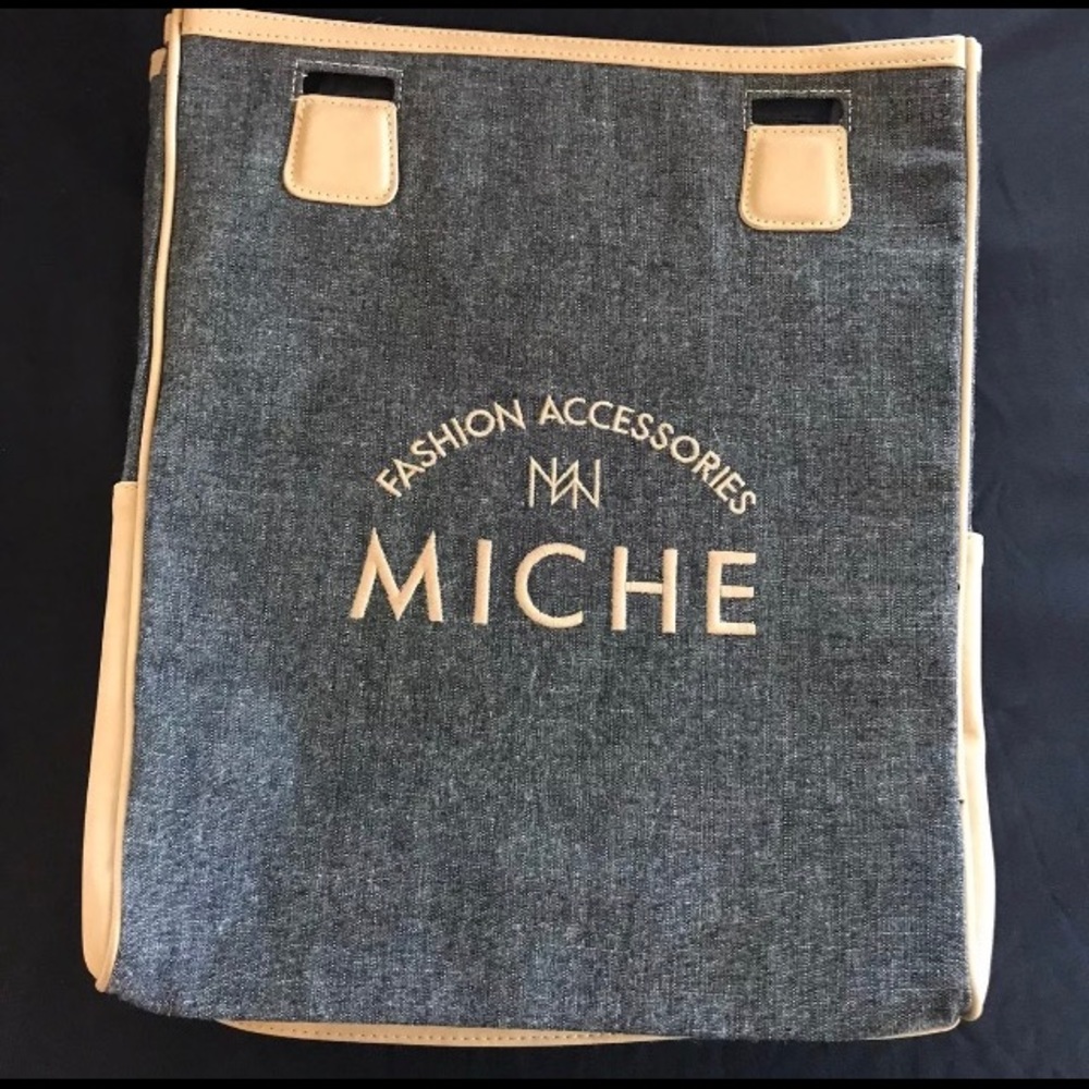 Miche Demi Shell - Maxine : denim & faux leather