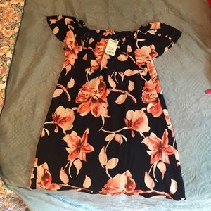 NWT off the shoulder dress