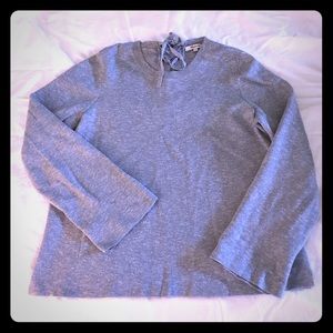 Madewell tieback detail sweater