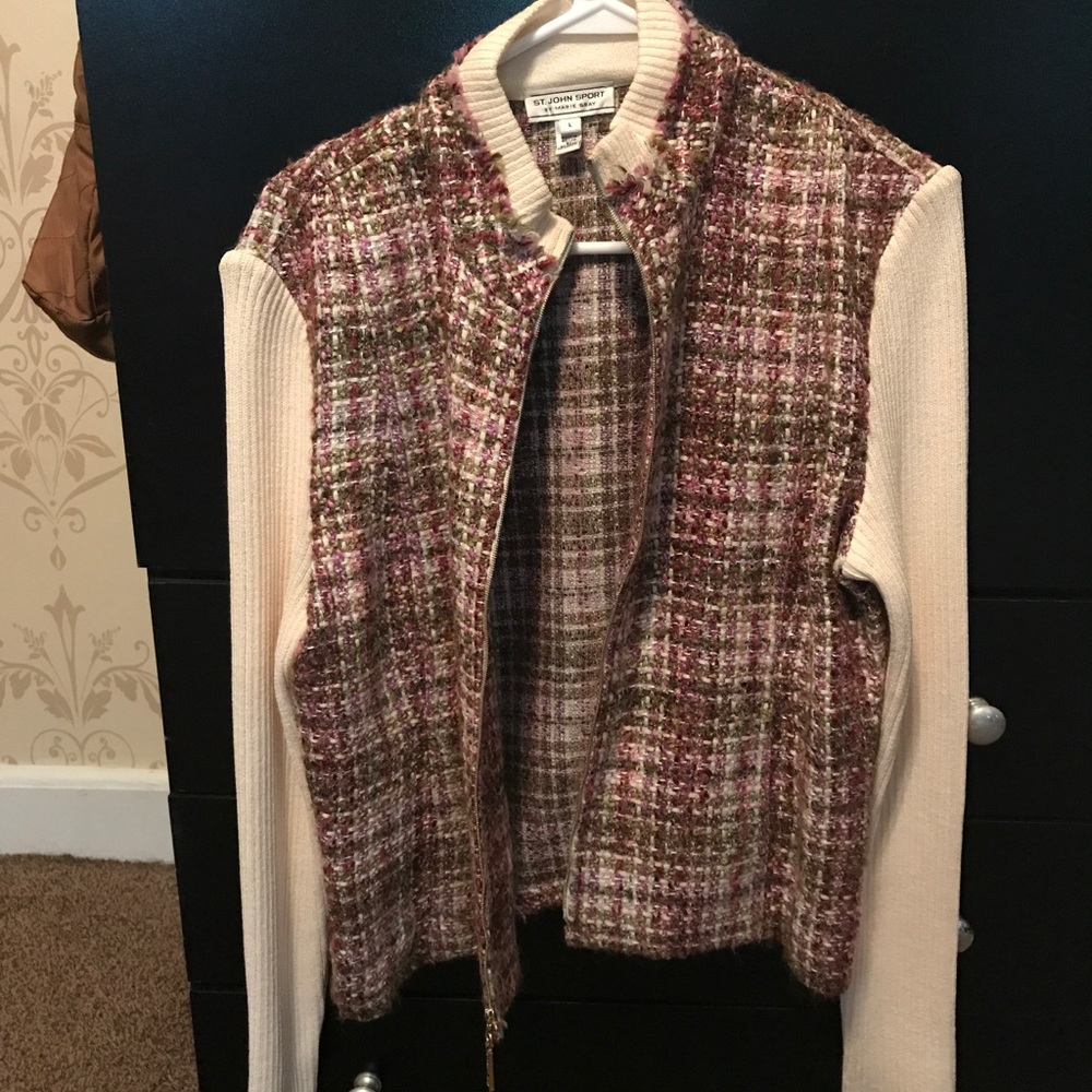 St. John Knit zip up
