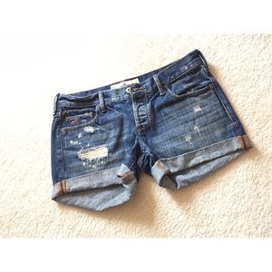SUMMER SALE Hollister distressed shorts!