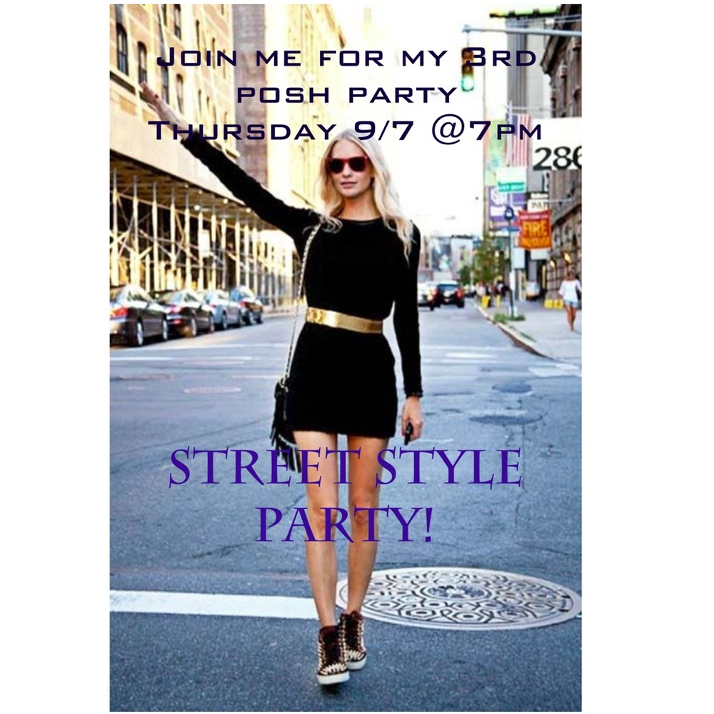 ONE HOUR TO GO! Street Style Party!!! 7pm PST.