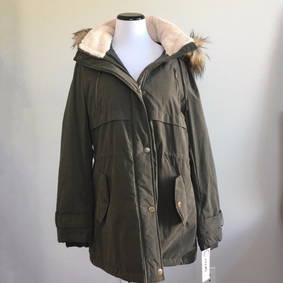 DKNY Jackets & Blazers - DKNY : green anorak coat NWT