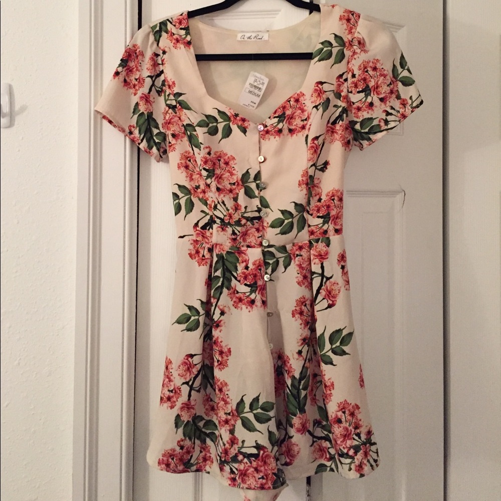 Flower romper "dress"