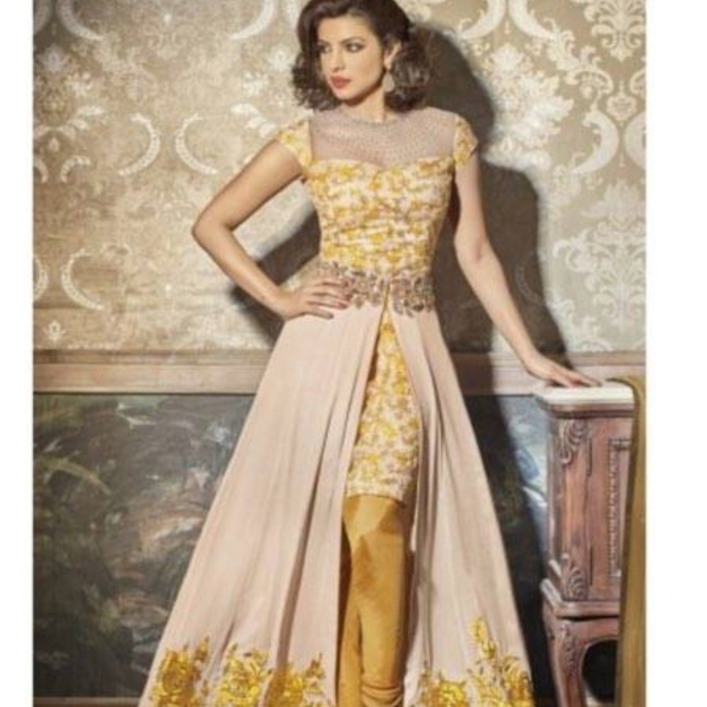 GEORGETTE A-LINE SUIT WITH SKIRT PRIYANKA CHOPRA