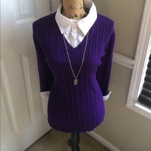 Work ready layered sweater!