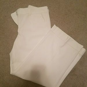 Winter white wide leg trouser