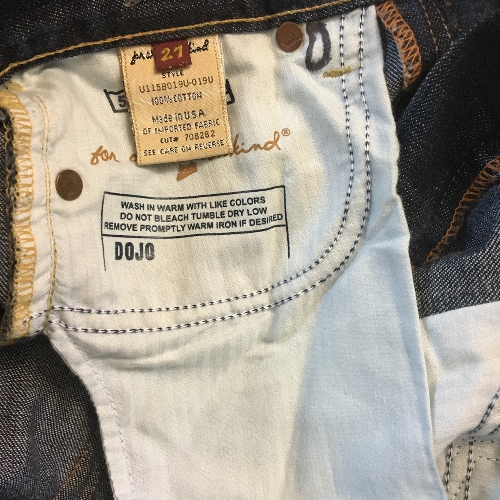 SOLD 7 for all Mankind Dojo Jeans Size 27 - Picture 2 of 7