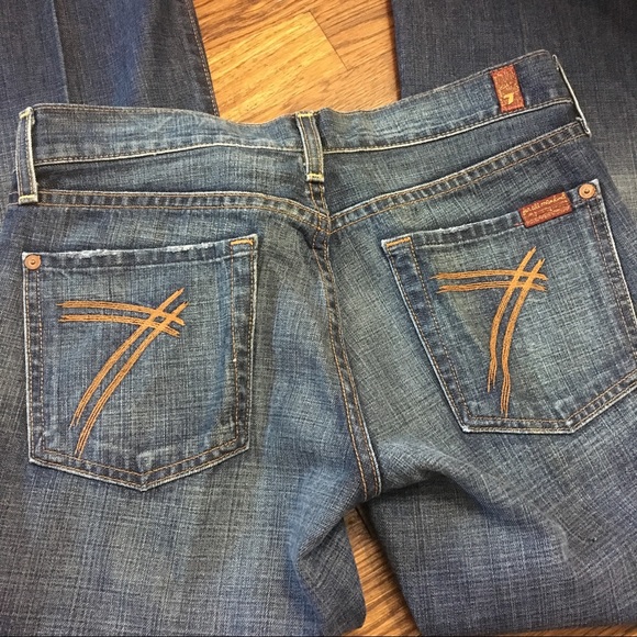 SOLD 7 for all Mankind Dojo Jeans Size 27 - Picture 6 of 7