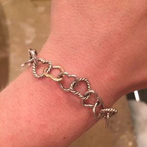 David Yurman Heart Chain Bracelet