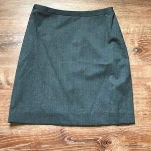 Brooks Brothers A Line Gray Pencil Skirt
