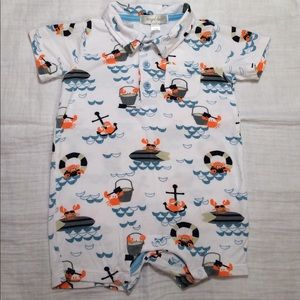 NWOT Angel Dear collared romper