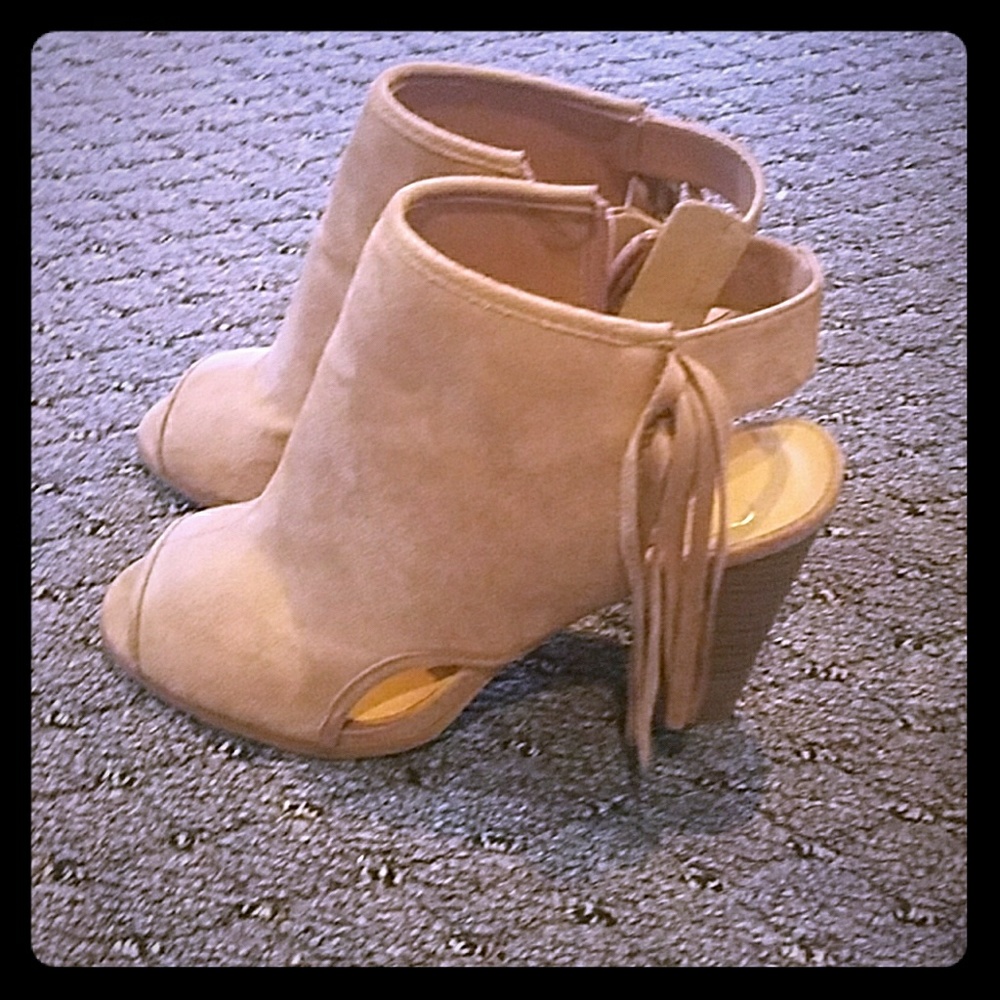 Tan Booties