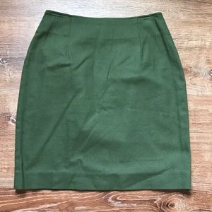 The Limited Forest Green Pencil Skirt