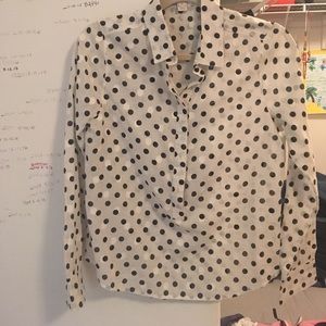 JCrew  stylish top size XS. Barely worn.