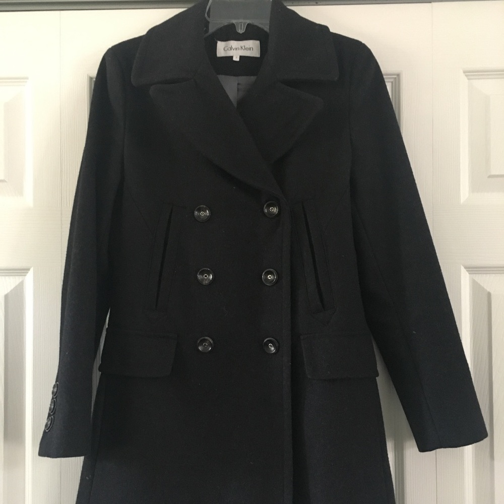 Calvin Klein Charcoal gray coat