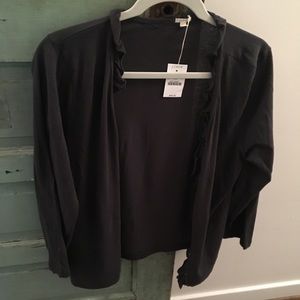 J. Crew Ruffle Cardigan