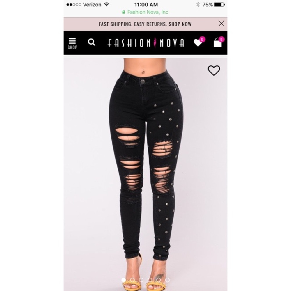 Studded Jeans