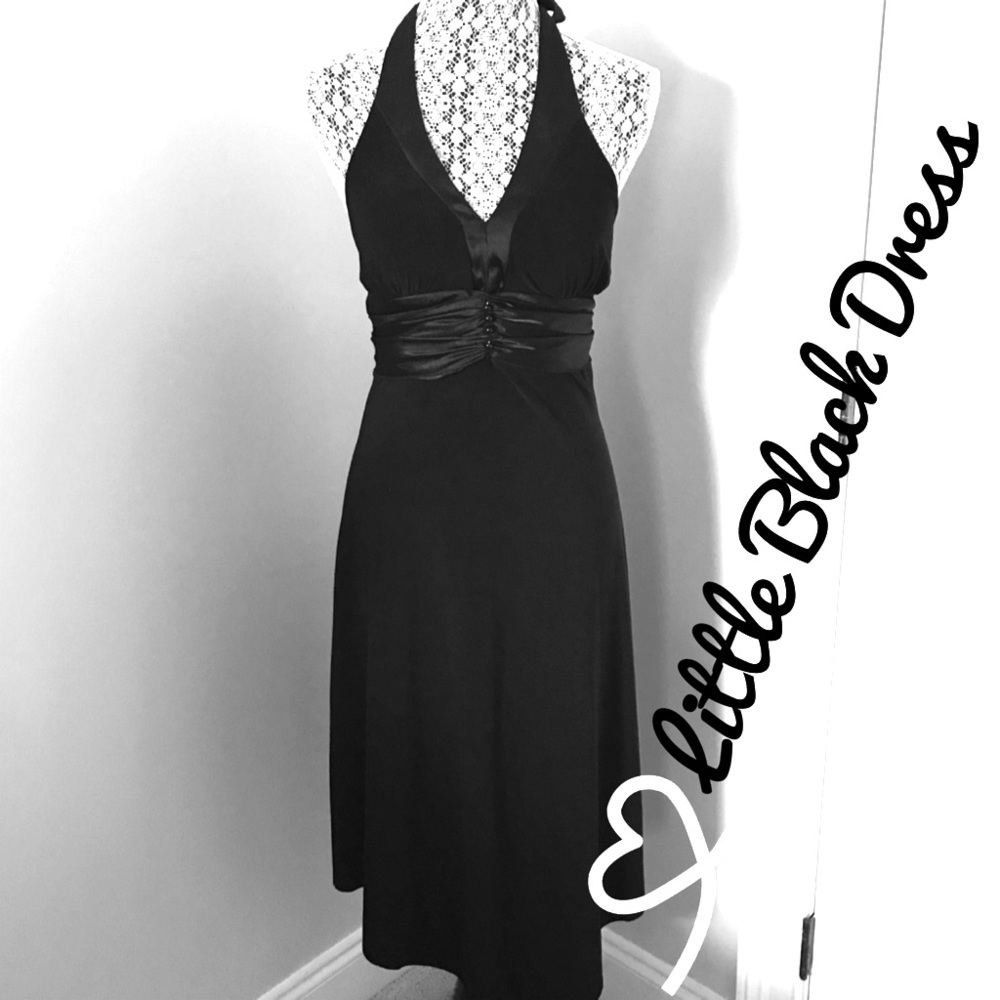 Halter Little Black Dress