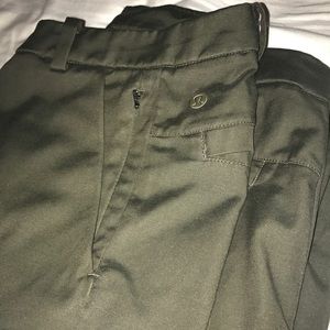 Lululemon ABC pants olive green 34/32