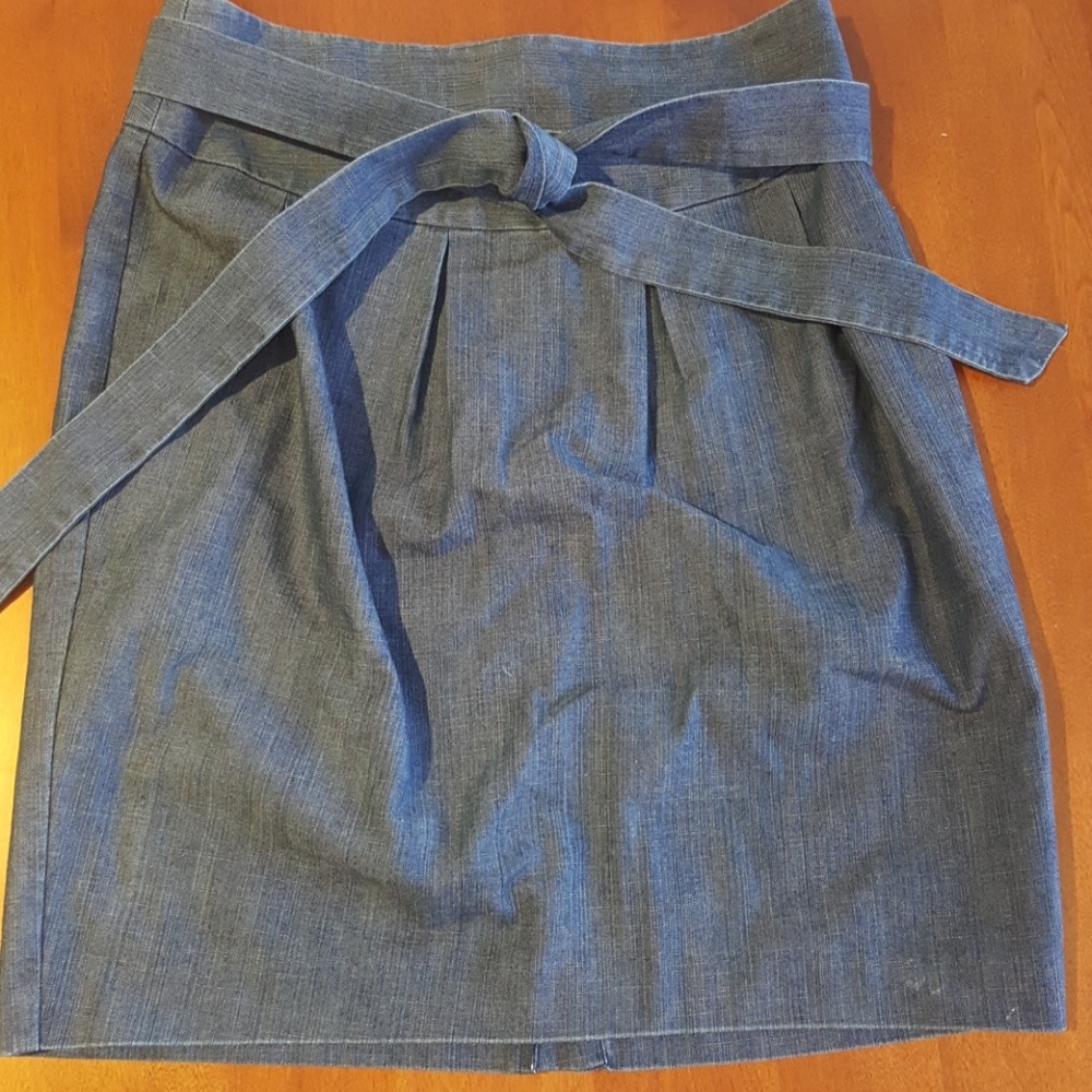 Jean pencil skirt