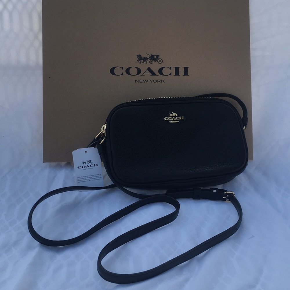 Coach Cross Body Black Purse Brand New NWT