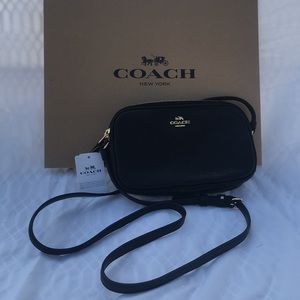 Coach Cross Body Black Purse Brand New NWT