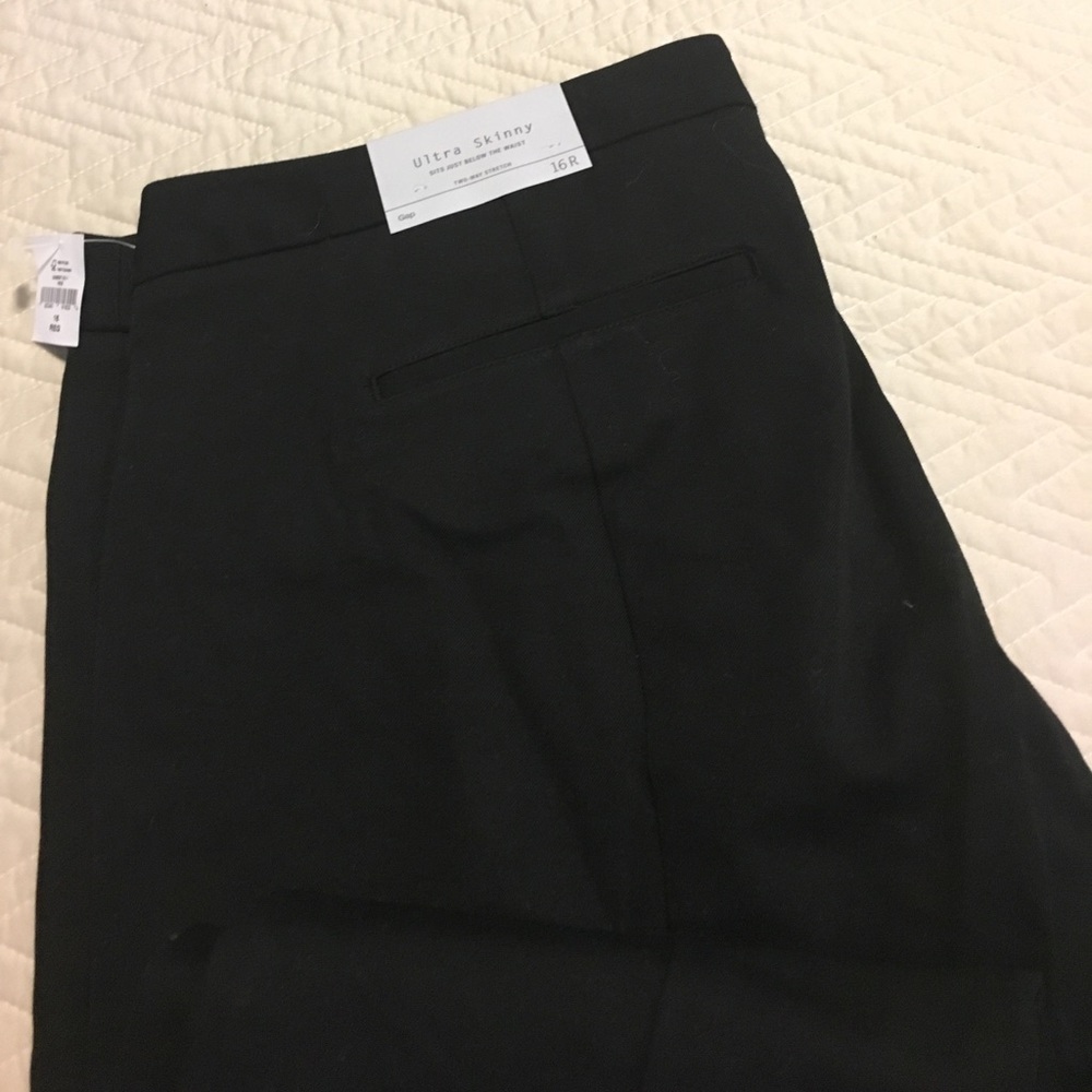 Gap ultra skinny black pants