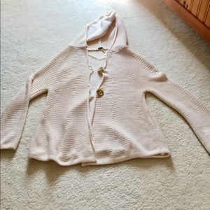 free people cream colored knit sweater!!