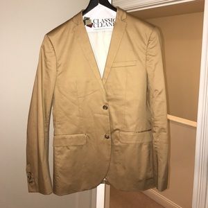 H&M Tan Slim Fit Sport Jacket