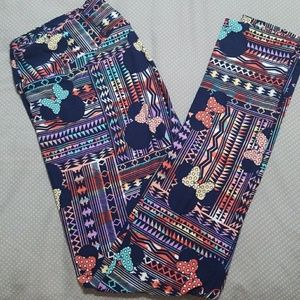 Minnie Mouse Aztec Print TC Leggings