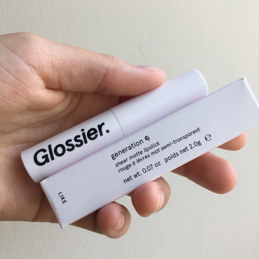 Glossier generation g in Like