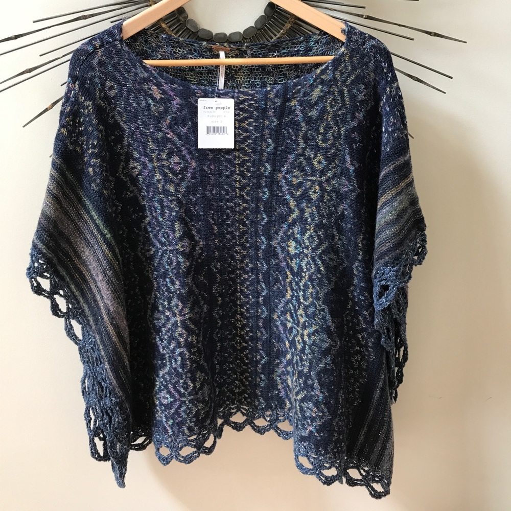 Free people poncho/cape