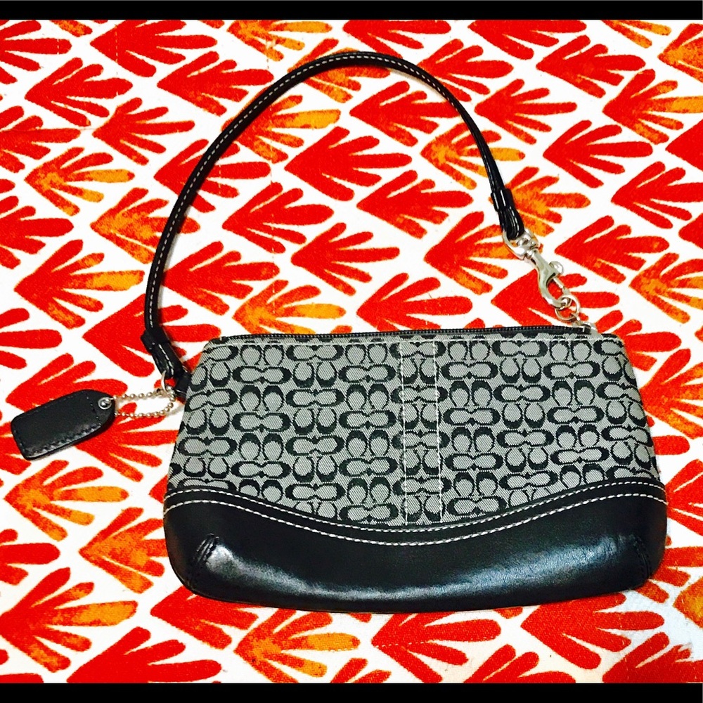 Perfect Coach mini purse wristlet