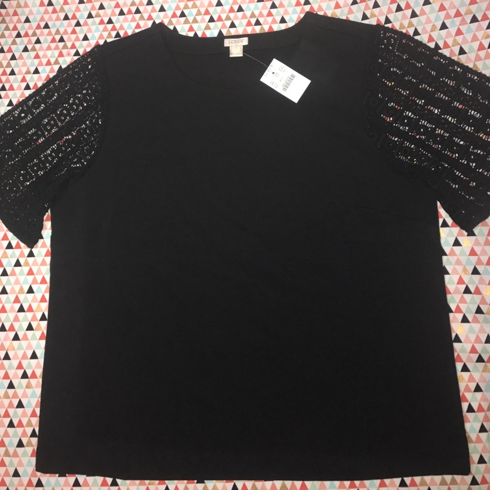 🆕 NWT J Crew black dressy top